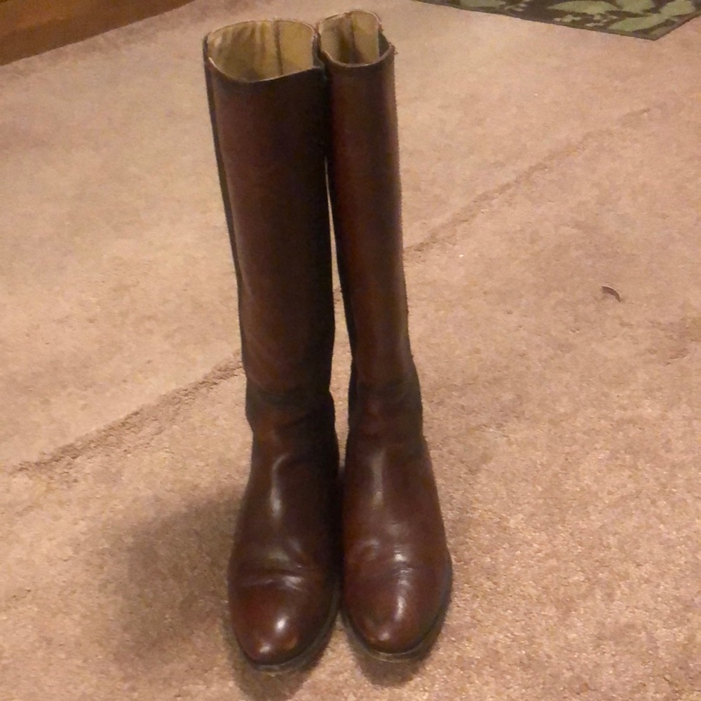 FRYE WIDE CALF BOOTS
